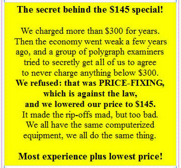 Los Angeles Polygraph best price guaranteed